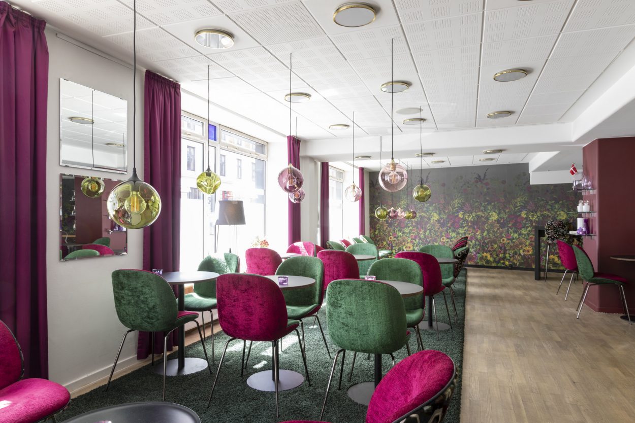 The colourful Andersen Hotel, Copehangen. Travel Life Mag UK