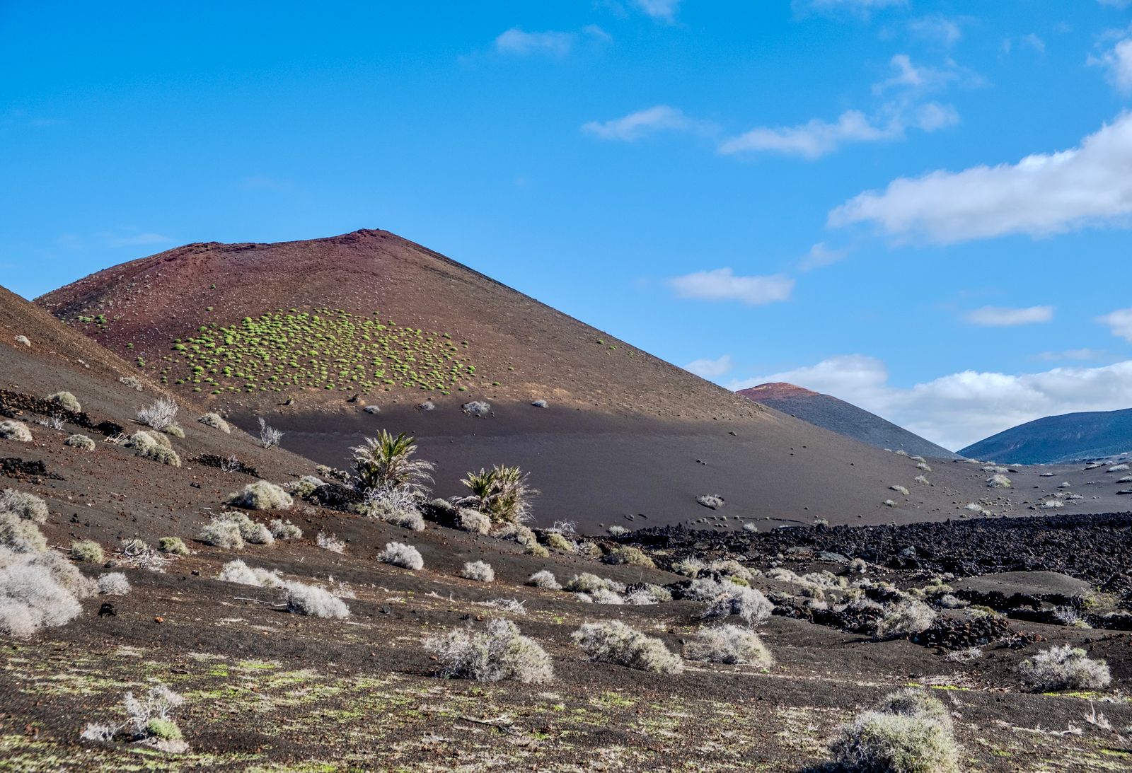 Volcanic landscape in Timanfaya National Park, Lanzarote