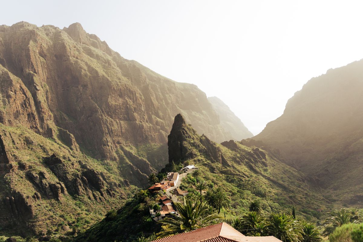 Masca village in the Teno mountains, Tenerife